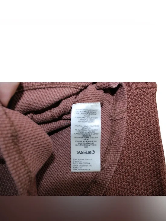 We The Free Twisted Cable Cuff Henley - Caramel Cafe - Picture 7 of 15